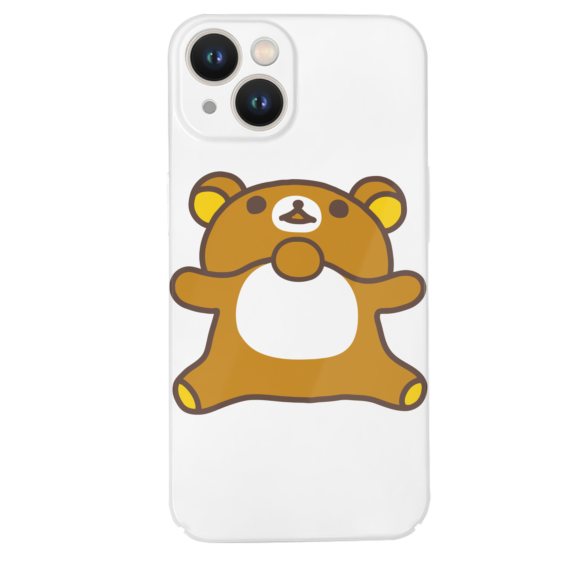 （画像用） リラックマ リラックマ キイロイトリ Rilakkuma Korilakkuma Kiiroitori 【iPhone 14シリーズ対応】ハードケース